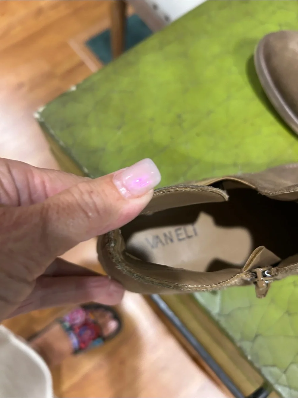Vanelli Brown Suede Ankle Boots 8.5
